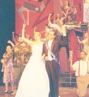 As Juan Peron in Evita